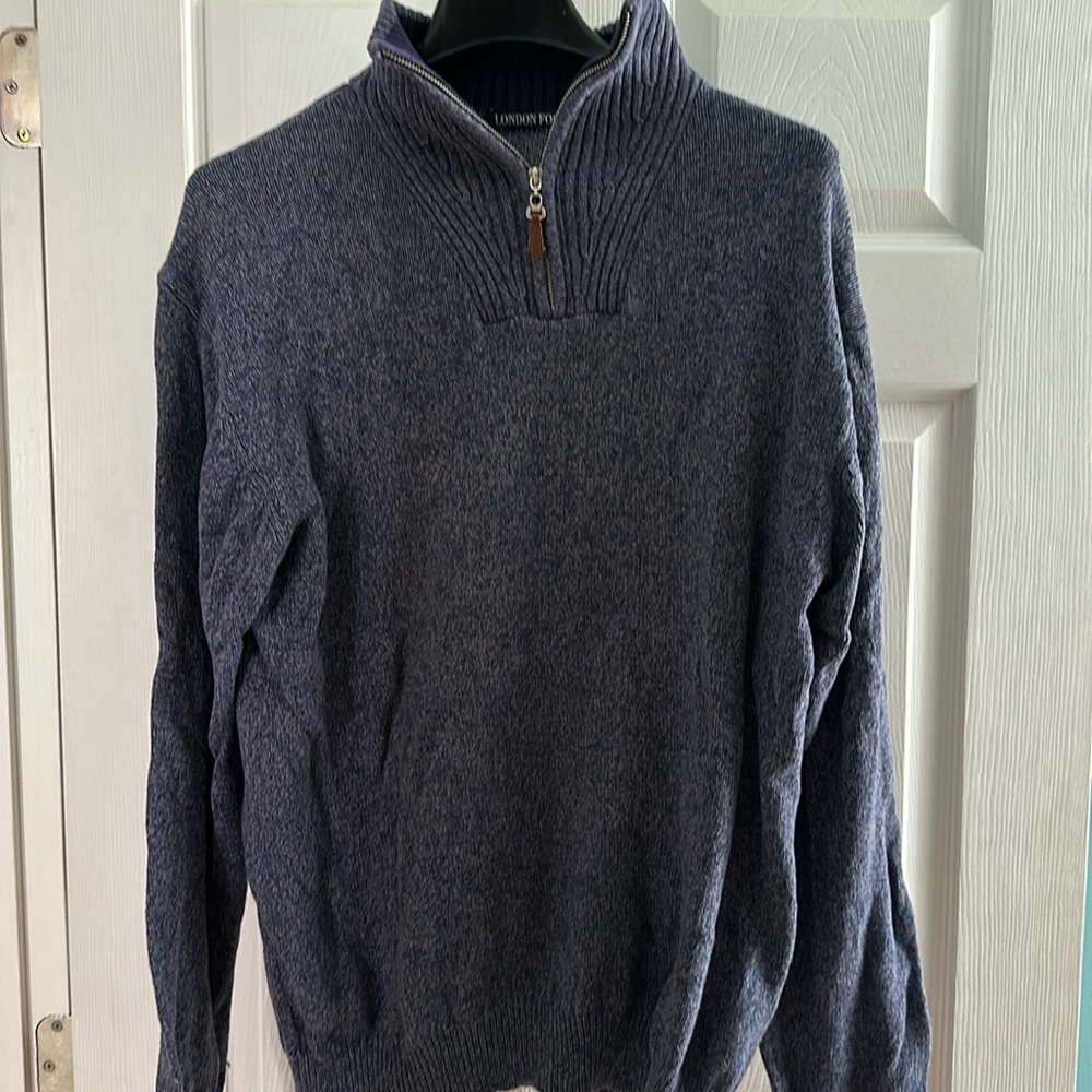 London Fog 1/4 Zip Sweater Size M